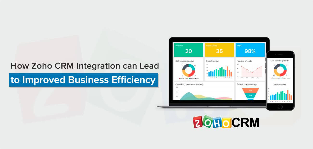 How Zoho CRM Integration can Lead to Improved Business Efficiency