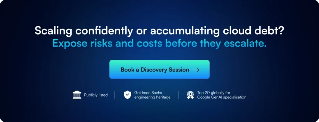 CTA - Scaling confidently or accumulating cloud debt? Expose risk and costs before they escalate